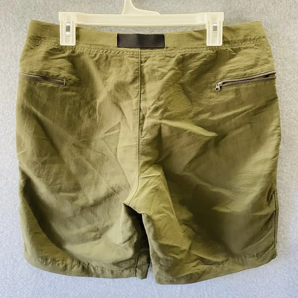 The North Face Shorts Men's Size 34 Paramount Trail Dark Olive Green belted